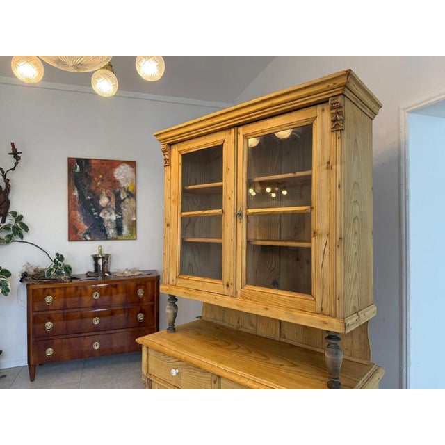 Gründerzeit Kitchen Sideboard in Softwood For Sale - Image 4 of 16