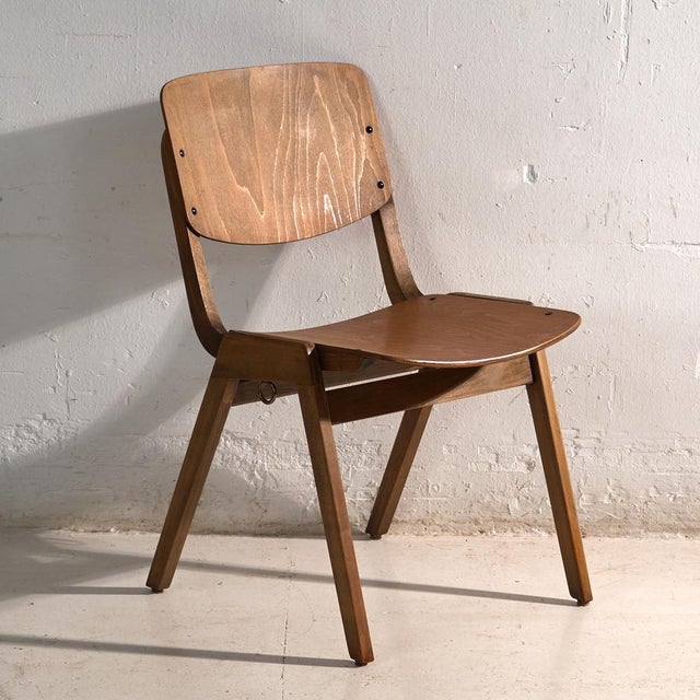 Vintage Dining Chairs from Thonet, 1950s. Set of 4 For Sale - Image 17 of 18