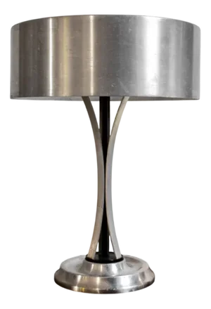 Adjustable Nickel Table Lamp by Oscar Torlasco for Lumi, 1960s
