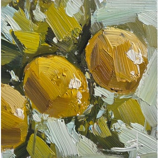 Lemon Tree Oil Painting Vivek Mandalia For Sale