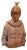 Bust of a Crusader, 19th Century, Terracotta For Sale
