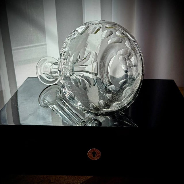 Late 19th Century Victorian Shaft and Globe Glass Decanter, England, 1880 For Sale - Image 5 of 16