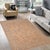 Art Nouveau Boho Chic Rose/Tan Wool Rug - 6'3'' X 8'11'' For Sale - Image 3 of 10