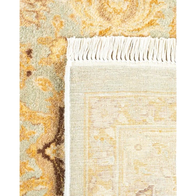 2000 - 2009 Mogul, One-of-a-Kind Hand-Knotted Area Rug in Light Blue, 6' 1" x 6' 2" For Sale - Image 5 of 8