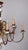 Combination of matte with polished brass and porcelain. The arms are decorated with fish. Completely new electrical...