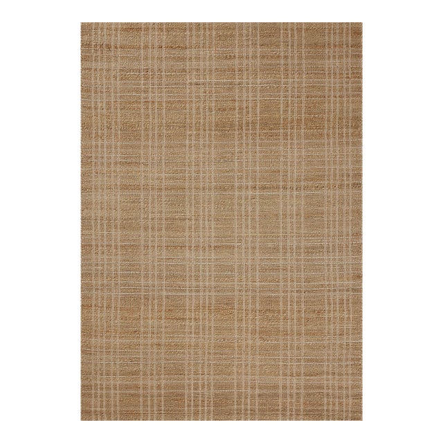 Chris Loves Julia x Loloi Judy Natural / Cream 9'-3" x 13' Area Rug For Sale