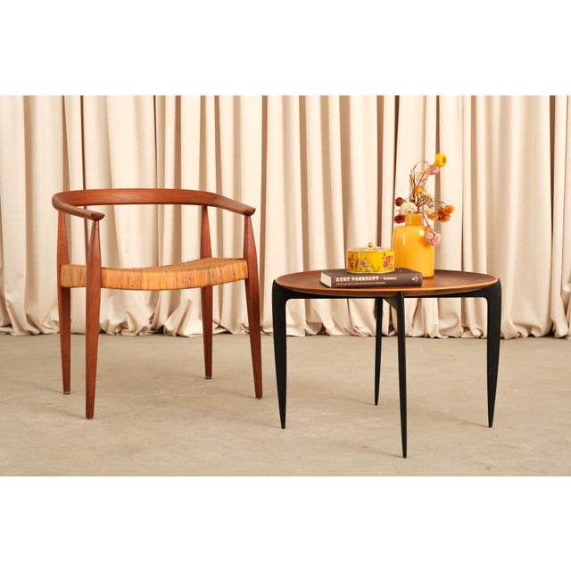 Model 113 Armchair by Nanna & Jørgen Ditzel for Poul Kolds Savværk, Denmark, 1955, Attributed For Sale - Image 12 of 17