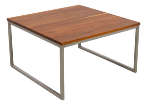 Mid-Century Modern Danish Lounge Table in Teak and Steel, 1960s