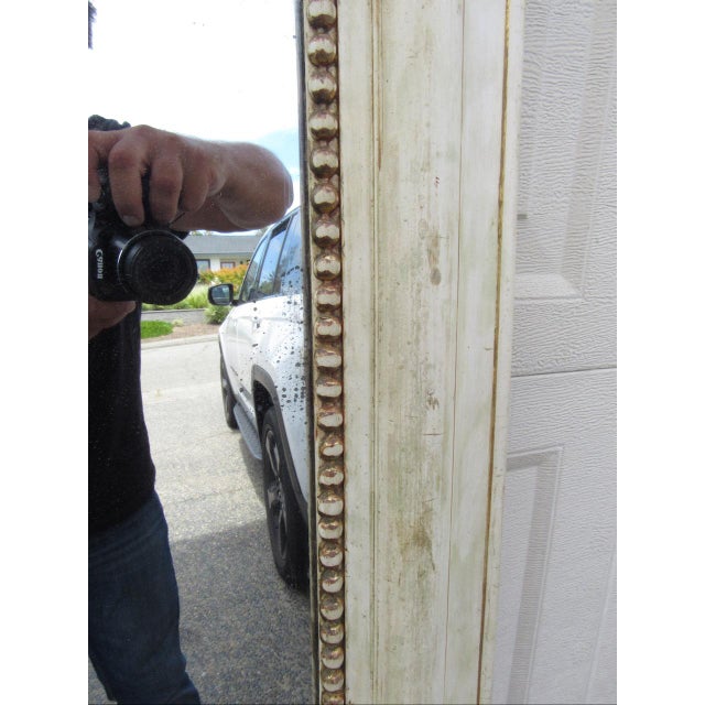 Antique French Painted Louis Philippe Mirror For Sale - Image 11 of 16