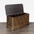 Traditional Mill Creek Furniture Wood Storage Bench For Sale - Image 3 of 9