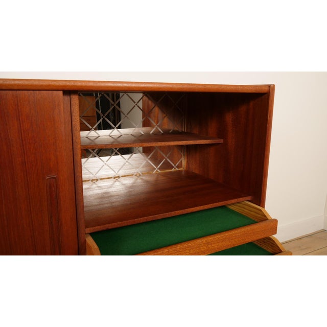 Vintage Brown Highboard in Teak For Sale - Image 11 of 16