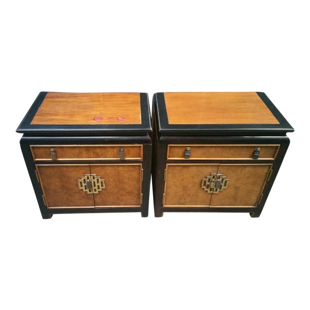 1950s Vintage Century Furniture Chin Hua Nightstands a Pair Chairish
