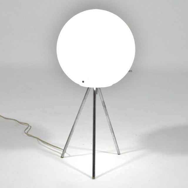 A fantastic representation of innovative lighting design and the mid-century obsession with the space race, this table...