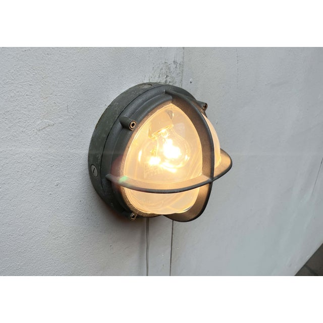 Silver Mid-Century Modern Danish Outdoor Skot Wall Lamp in Metal by Lauritz Knudsen for Louis Poulsen, 1960s For Sale - Image 8 of 18