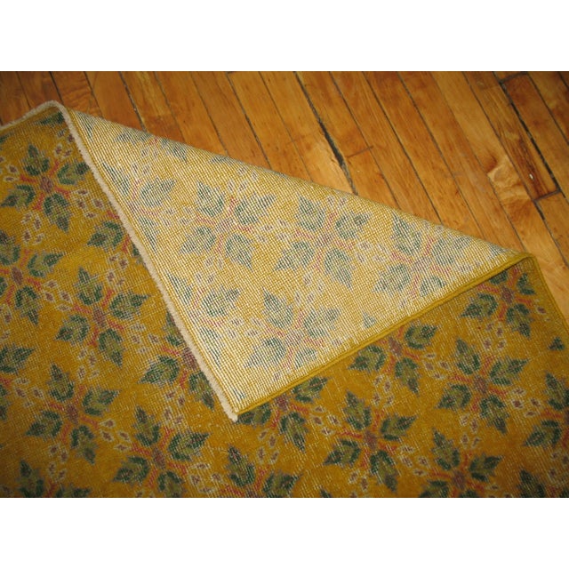 Vintage Yellow Anatolian Rug For Sale - Image 18 of 18
