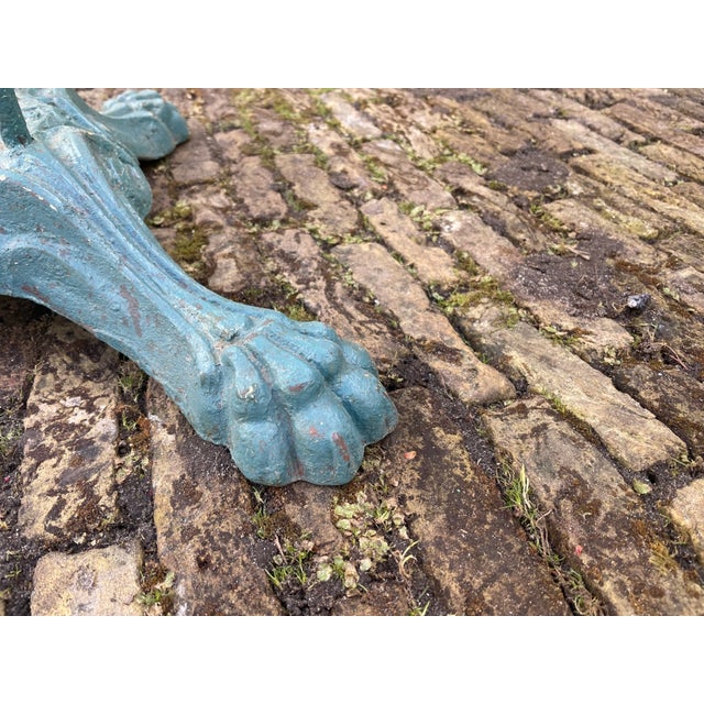 Antique French Bistro Garden Table, 1890s For Sale - Image 10 of 13