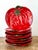 Mid 20th Century Vintage 1960s Italian Glazed Ceramic Tomato Plates - Set of 8 For Sale - Image 5 of 12