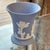 1990s Vintage Wedgwood England Blue & White Jasperware Vase For Sale - Image 5 of 7