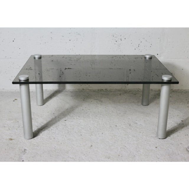 Smoked Glass Coffee Table, 1970s For Sale - Image 13 of 18