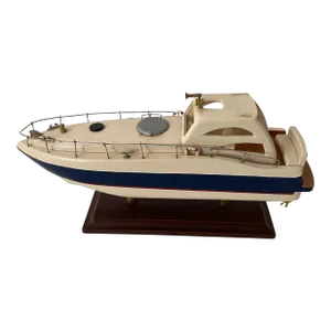 Vintage Model of a Classic Yacht