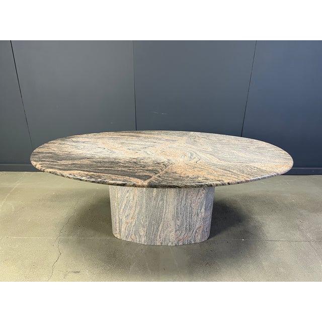 Vintage Oval Granite Dining Table, 1970s For Sale - Image 13 of 13