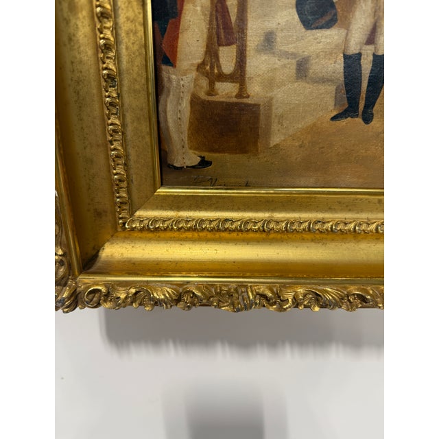 Traditional After Nicolas Gosse (1787–1878) Napoleon I Receiving Queen Louise of Prussia For Sale - Image 3 of 8