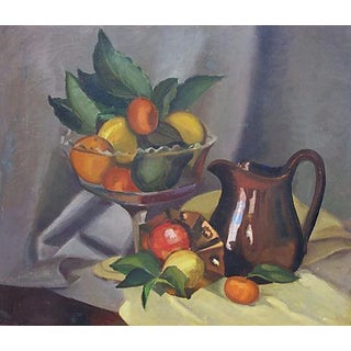 Fruit Bowl Still Life Painting For Sale