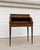 Vintage Louis XVI Solid Wood Cylinder Desk With Rich Mahogany Finish and Green Marble Top For Sale In New York - Image 6 of 7