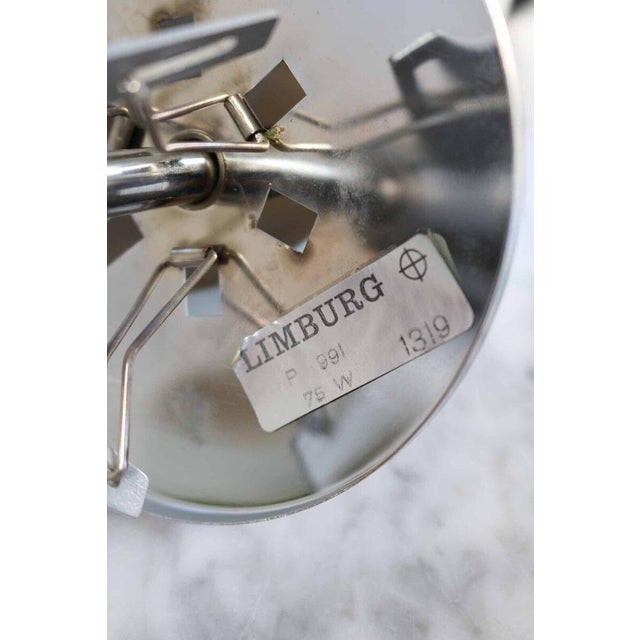 Glass Large Space Age Drop Ceiling Lamp from Limburg, 1970s For Sale - Image 7 of 9