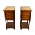 Antique French Louis XVI Style Marble Top Ceramic Lined Nightstands - A Pair For Sale - Image 13 of 18