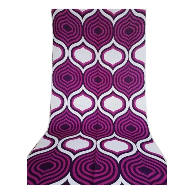 Mid-Century Modern German Dekoplus Fabric Bale for Curtains, 1970s For Sale