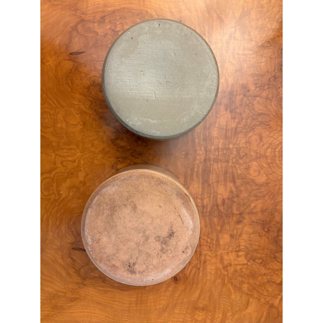 1950s Pair of French Mid-Century Ceramic Bowls For Sale - Image 5 of 9