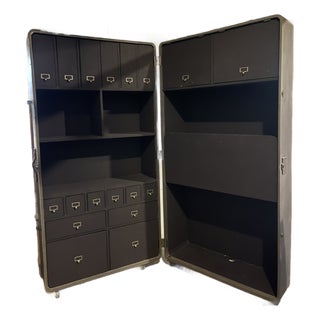 Restoration Hardware Secretary Desk Steamer Trunk For Sale
