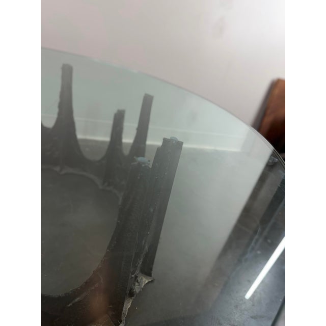 1960s 1960s Paul Evans Sculpted Bronze "Stalagmite" Coffee Table, Signed Brutalist MCM For Sale - Image 5 of 9