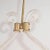 Modern Barovier & Toso "Bullicante" Murano Glass and Brass Pendant/Chandelier For Sale - Image 3 of 9