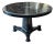 Early 19th Century English Regency Black Lacquer Center Table For Sale