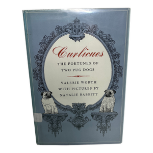 1980 Curlicues Two Pug Dogs Book