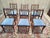 English Chairs with Barrettes, Set of 6 For Sale - Image 3 of 5