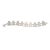 Chic vintage Portuguese bracelet crafted in 833 silver (circa 1940s to 1950s). The bracelet highlights repeating links...