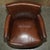 Hand-Dyed Brown Leather Halo Barrel Back Dining Chairs from Heritage, Set of 4 For Sale - Image 5 of 18