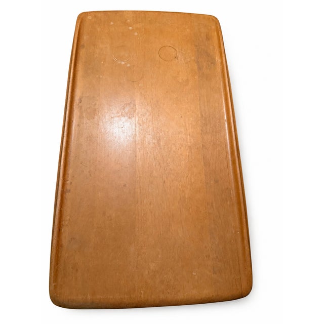 1950s Heywood Wakefield 13 Piece Dining Set- Original Finish- Dog Biscuit For Sale In Houston - Image 6 of 18