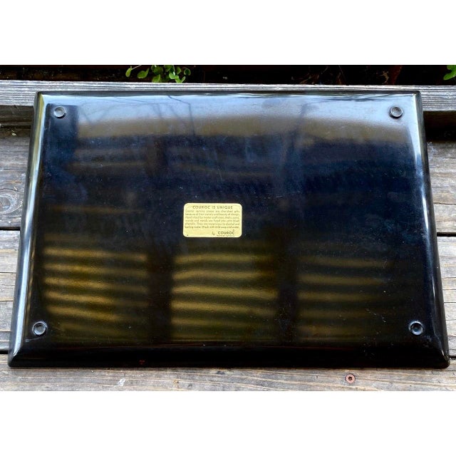 Vintage Couroc Bicentennial Tray – John Hancock, Liberty Bell & Independence Hall Inlay – Monterey California For Sale - Image 11 of 12