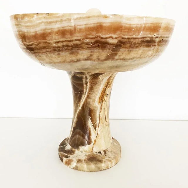Stoup in Onyx, Early 1900s For Sale - Image 4 of 4