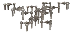 Modular Candleholder by Ceasar Stoffi for Hans Nagel, Germany, 1965, Set of 16