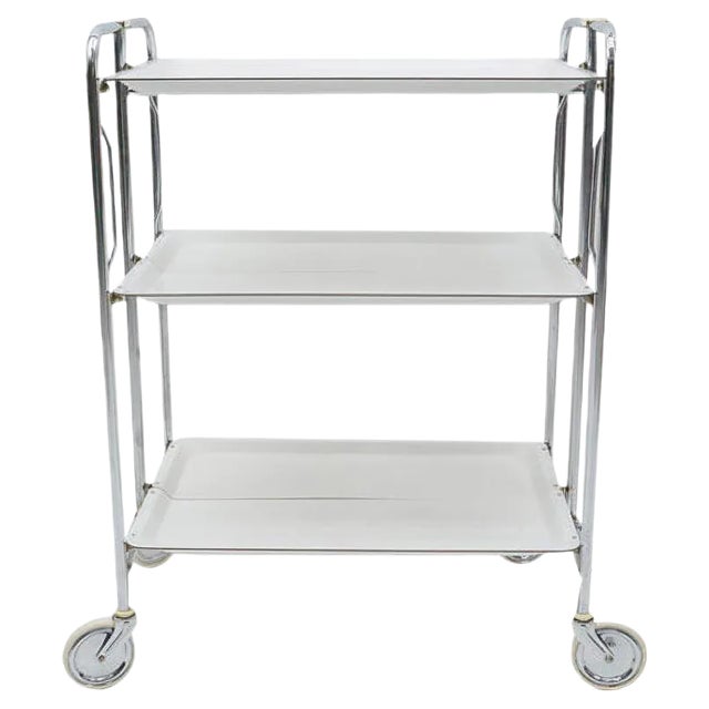 3-Stage Folding Trolley, 1970s For Sale
