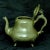 Green Late Victorian Britannia Teapot For Sale - Image 3 of 7