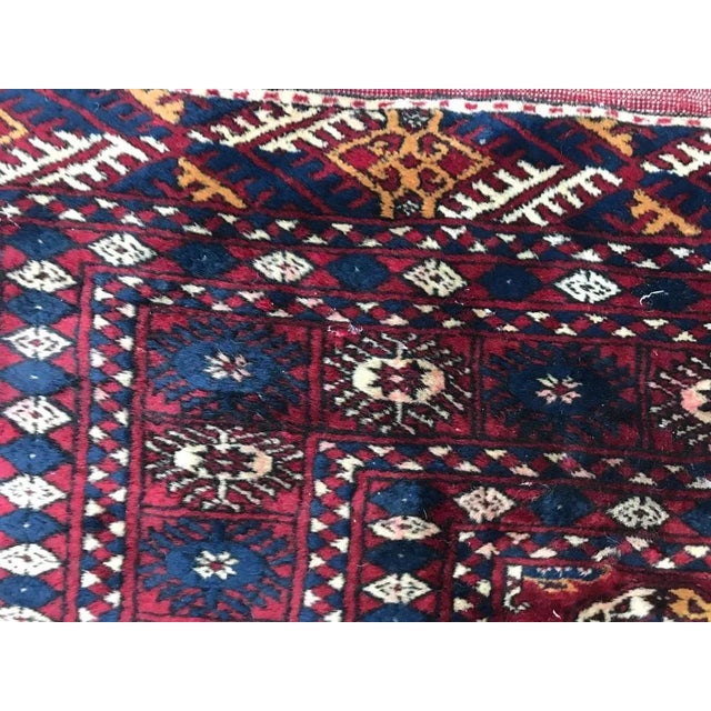 Vintage Fine Boukhara Afghan Rug For Sale - Image 13 of 17