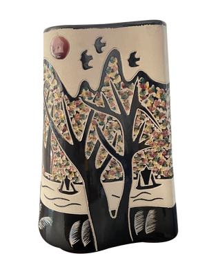 Scandinavian Style Ceramic Vase, 1970s