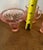 Glass 1970s Small Pink Glasses Trio - Set of 3 For Sale - Image 7 of 8