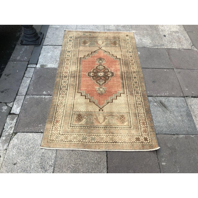 1960s Turkish Tribal Faded Rug For Sale - Image 10 of 10